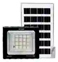 Reflector Solar Led Exterior 200w Luz Blanca Panel Y Control