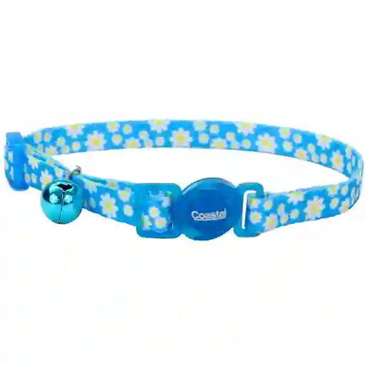 Collar Coastal Flores Azul