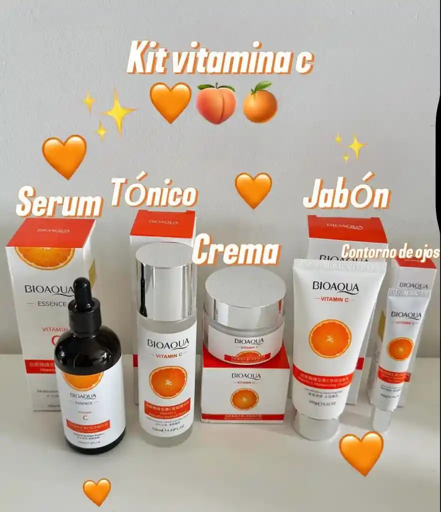 Kit Facial Bioaqua Vitamina C