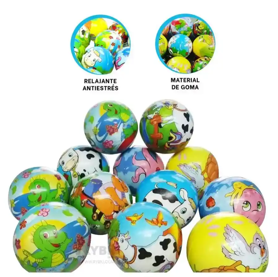 Pelotas Antiestres Personajes Surtidos