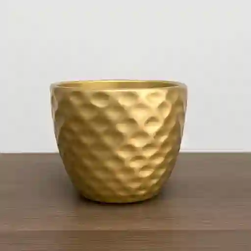 Maceta Dorada