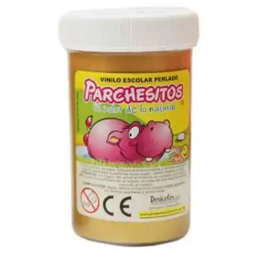 Pintura Vinilo Dorado Oscuro 130 Gm Parchesitos