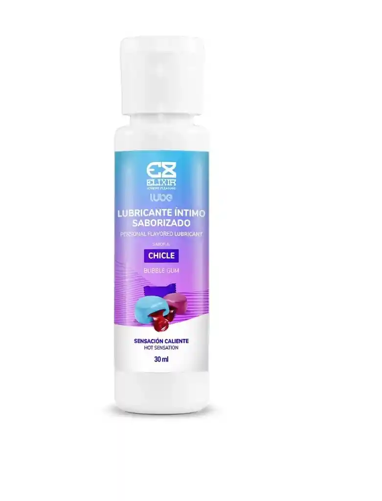 Lubricante Íntimo Sabor Chicle Con Sensación Caliente – 30 Ml