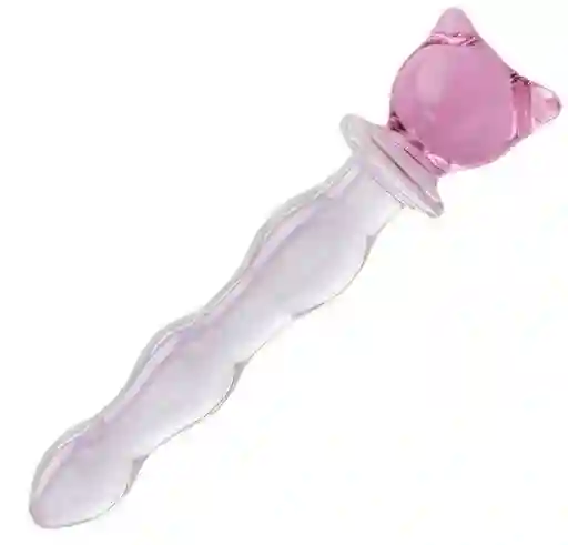 Dildo Cristal Oso Talla M Consolador Juguete Sexual 20cm