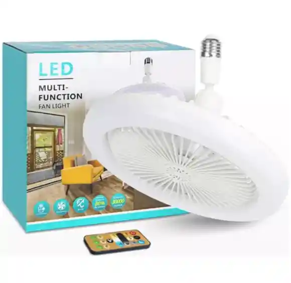 Ventilador Con Luz Para Roseta: Potencia, Luz Y Ventilación