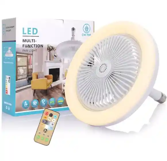 Ventilador Con Luz Para Roseta: Potencia, Luz Y Ventilación