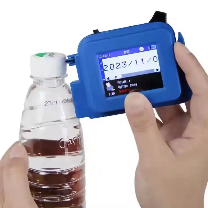 Mini Impresora De Inyección De Tinta Mejorada Para Todos Los Materiales, Máquina De Impresión Portátil Para Fecha Y Hora Código De Barras Logotipo Qrcode Número De Lote Iconos De Imagen