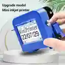 Mini Impresora De Inyección De Tinta Mejorada Para Todos Los Materiales, Máquina De Impresión Portátil Para Fecha Y Hora Código De Barras Logotipo Qrcode Número De Lote Iconos De Imagen
