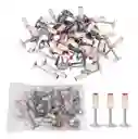 Paquete De Chazos Para Pistola Remachadora X100 Tiros