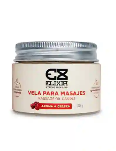 Vela Para Masajes Con Aroma A Cereza – Elixir Xtreme Pleasure – 30 G