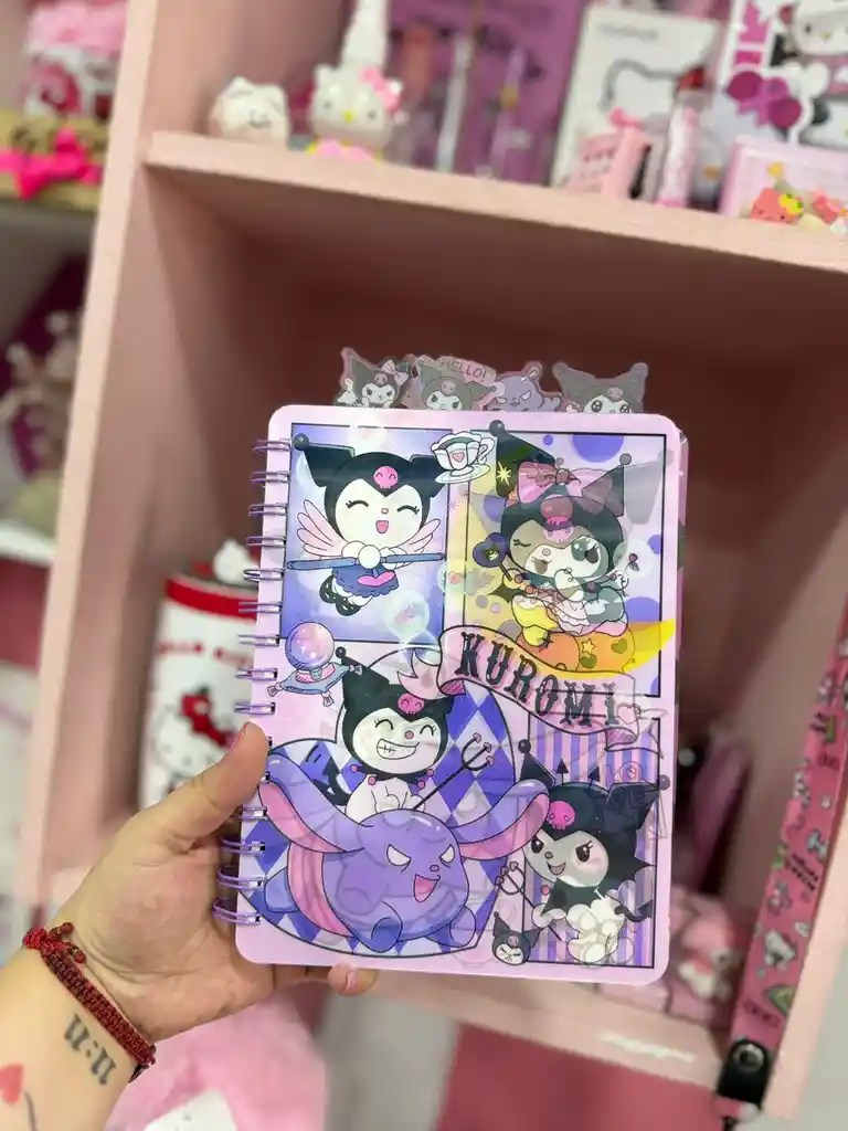 Agenda Kuromi 5 Materias