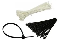 Amarre Plastico Grande Negro De 3.6 X 350 Mm X 10 Und