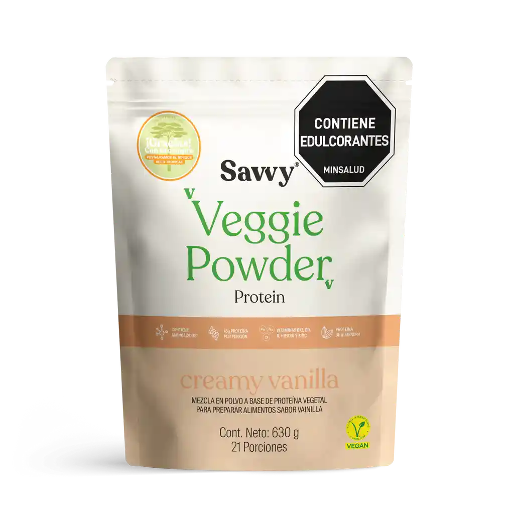 Proteína Veggie Powder Creamy Vanilla