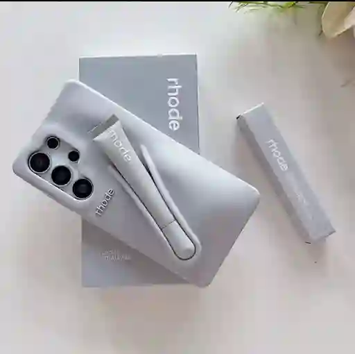 Case Rhode + Lipstick Iphone S25 Ultra Gris