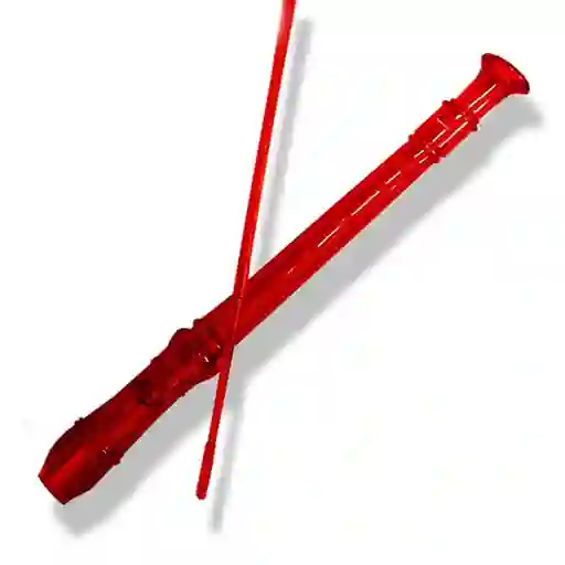 Flauta Penmax Translucida Roja