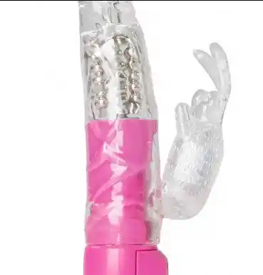 Vibrador Conejo De Doble Estimulación Recargable Rosado Easy Toys