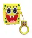 Forro Funda Estuche Para Audífonos Inalámbricos Bob Esponja