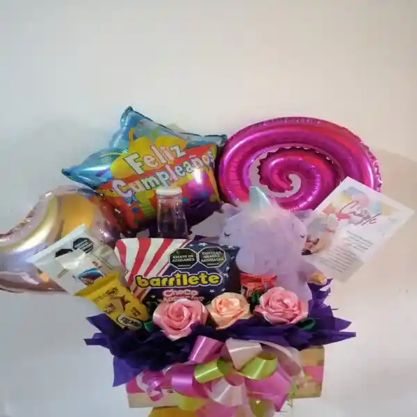 Ancheta Para Cumpleaños Rosas Eternas