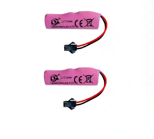 Bateria Litio Recargable Aa Con Conector X 2 Baterias
