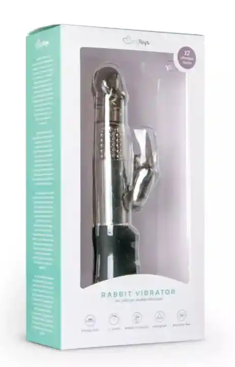 Vibrador De Doble Estimulación Black Rabbit Easy Toys
