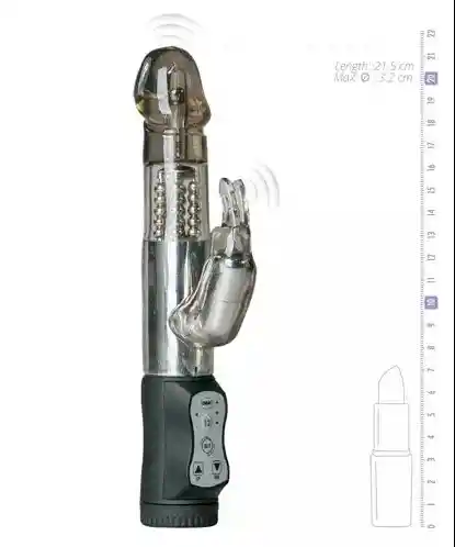 Vibrador De Doble Estimulación Black Rabbit Easy Toys