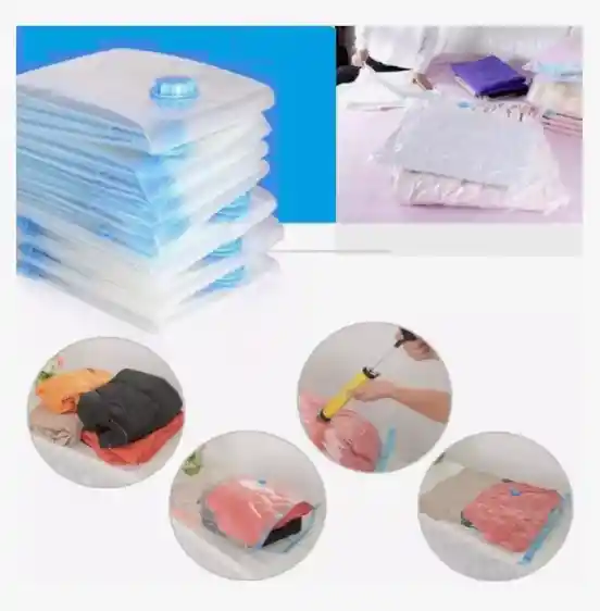 5 Bolsas De Empaque Al Vacio 100 X 70 Mas 1 Bomba