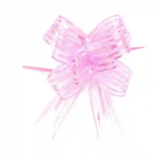 Moño Decorativo Arma-fácil Moño Mágico Para Detalles Extra-grande Rosado