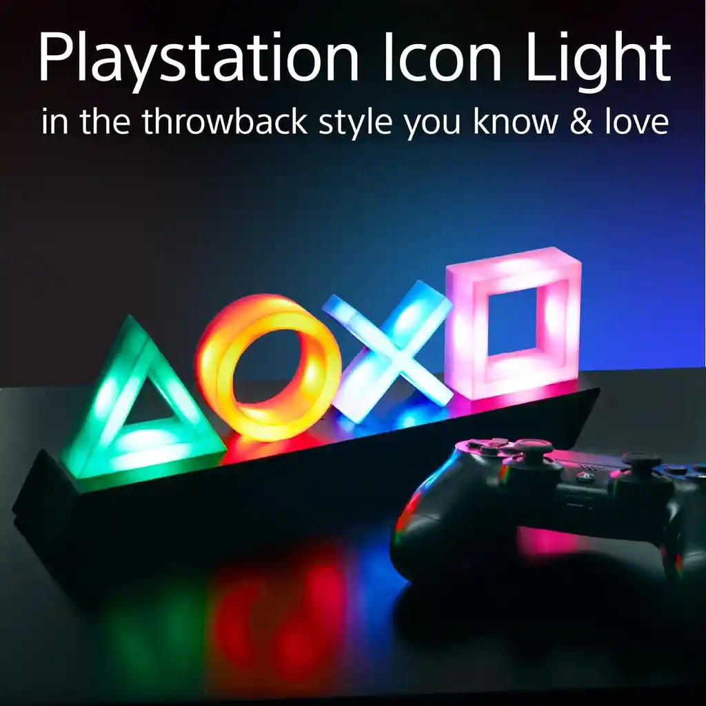 Lampara Luces Gamer Play Station Licencia Oficial Paladone