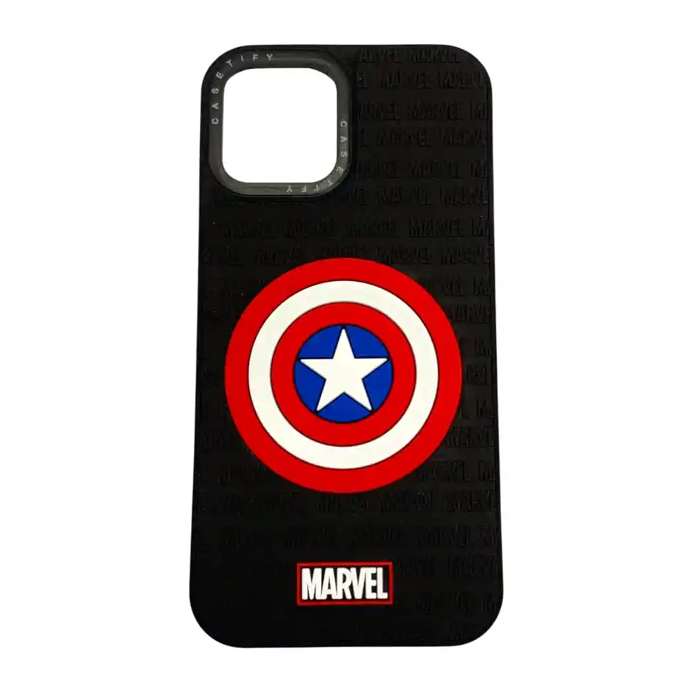 Funda De Silicona Para Iphone 12 - Capitán América