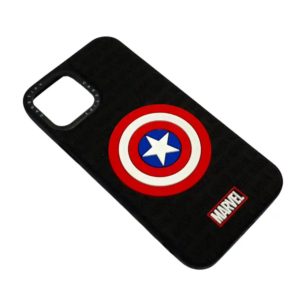 Funda De Silicona Para Iphone 12 - Capitán América
