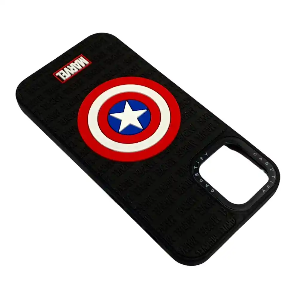 Funda De Silicona Para Iphone 12 - Capitán América