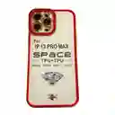 Case Funda Space Para Iphone 13 Pro Max - Rojo