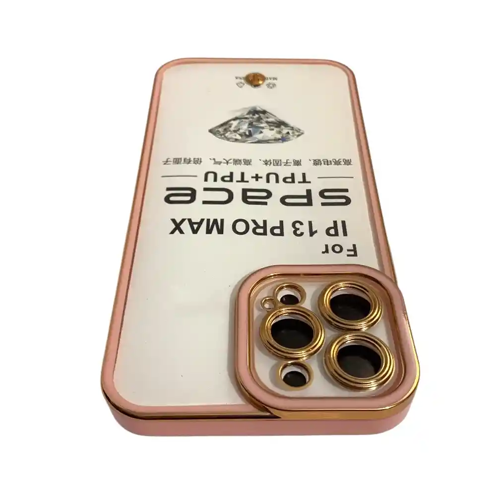 Case Funda Space Para Iphone 13 Pro Max - Rosa