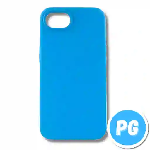 Estuche Silicona Azul Para Iphone 16e