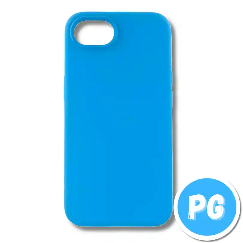 Estuche Silicona Azul Para Iphone 16e