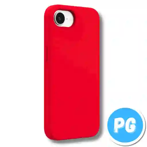 Estuche Silicona Rojo Para Iphone 16e