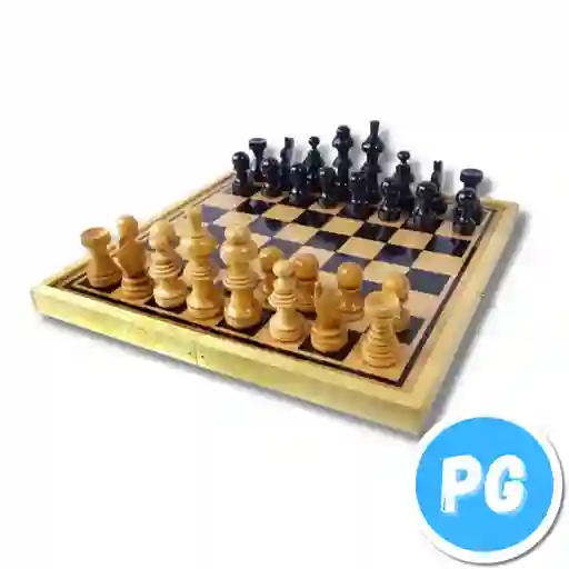 Juego De Ajedrez En Madera Pequeño