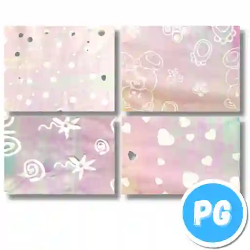 Rollo Papel Tornasol Estampado X10 Medios De Pliego - Se Envia Un Motivo Aleatorio