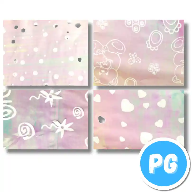 Rollo Papel Tornasol Estampado X10 Medios De Pliego - Se Envia Un Motivo Aleatorio