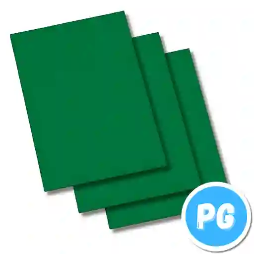 Paquete De Papel Iris Carta X20 Hojas Verde Navidad
