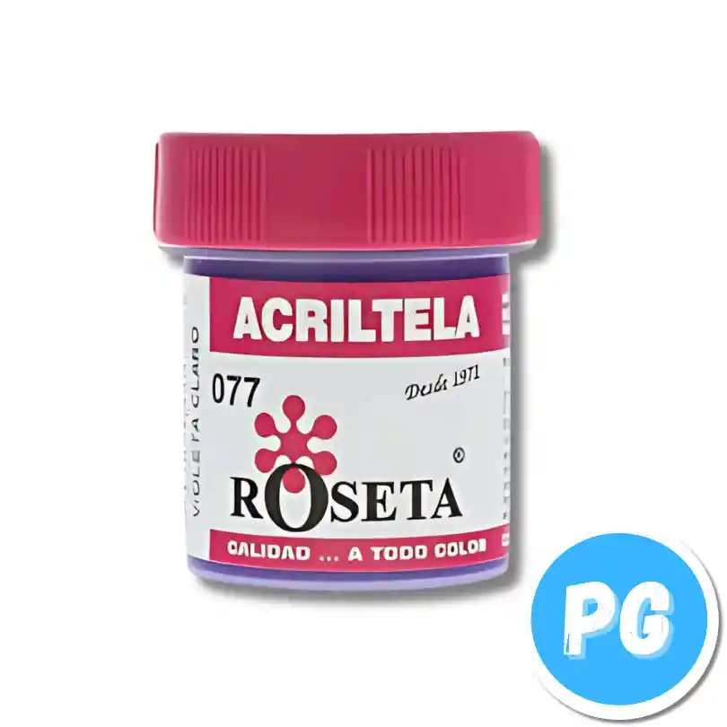 Tarro Acritela Roseta 30cc Violeta Claro 077