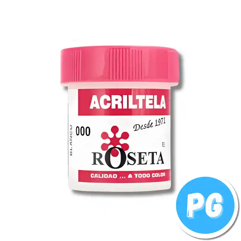 Tarro Acritela Roseta 30cc Blanco 000