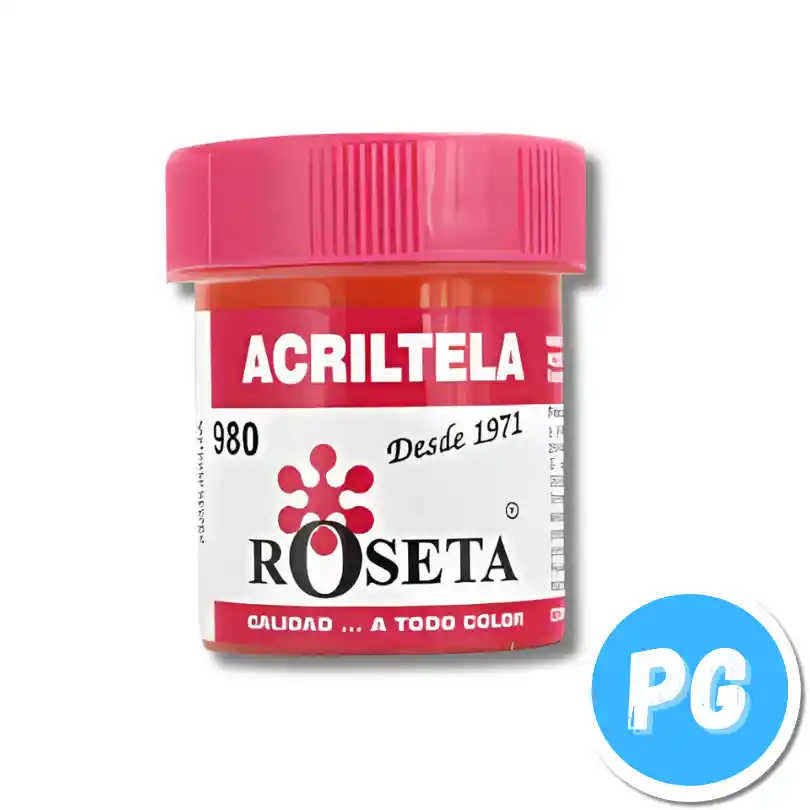 Tarro Acritela Roseta 30cc Naranja 980