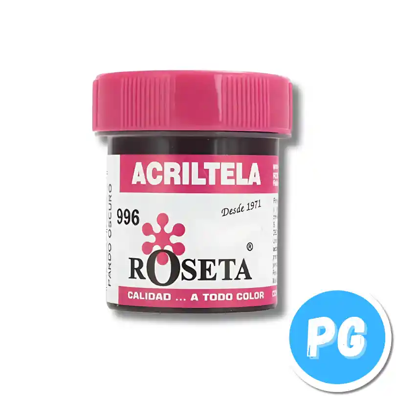 Tarro Acritela Roseta 30cc Pardo Oscuro 996