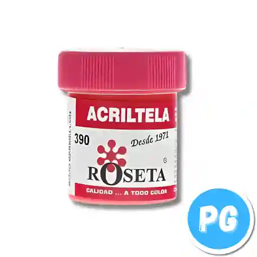 Tarro Acritela Roseta 30cc Rojo Bermellon 390