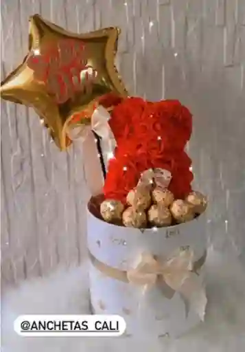 Ancheta Osito Floral