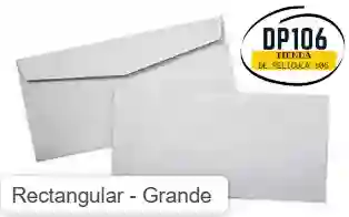 Sobre Para Carta Blanco, Rectangular X 5 Und