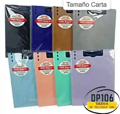 Planilla / Planillero / Tabla De Apoyo Con Tapa Tamaño Carta X 1 Und