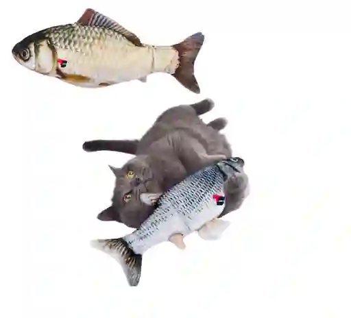 Juguete Pez Con Movimiento Para Mascotas Yu30cm