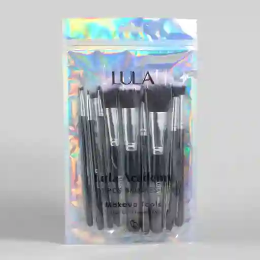 Kit De Brochas X 10 Lula Beauty - Academy Kl12